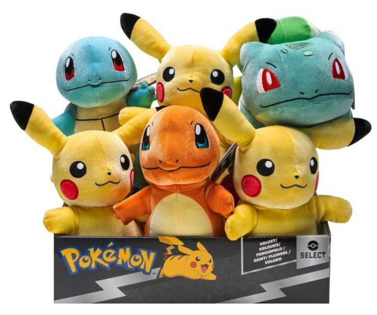 Peluche Pokemon Select Velvet 1pz Assortimento 21cm-0