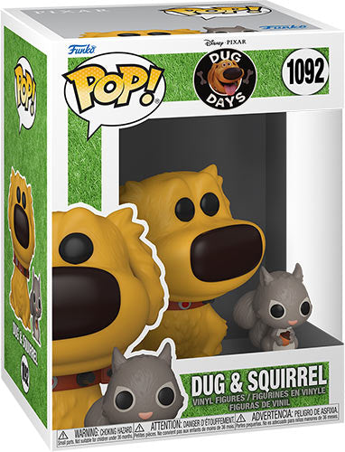 FUNKO POP Disney Dug Days Dug & Squirrel 1092