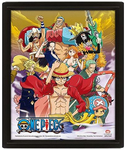 3D-Gemälde One Piece Straw Hat Crew Victory