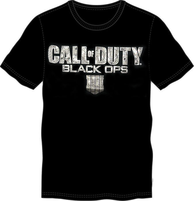 Call of Duty Black Ops IV Logo Silber T-Shirt L