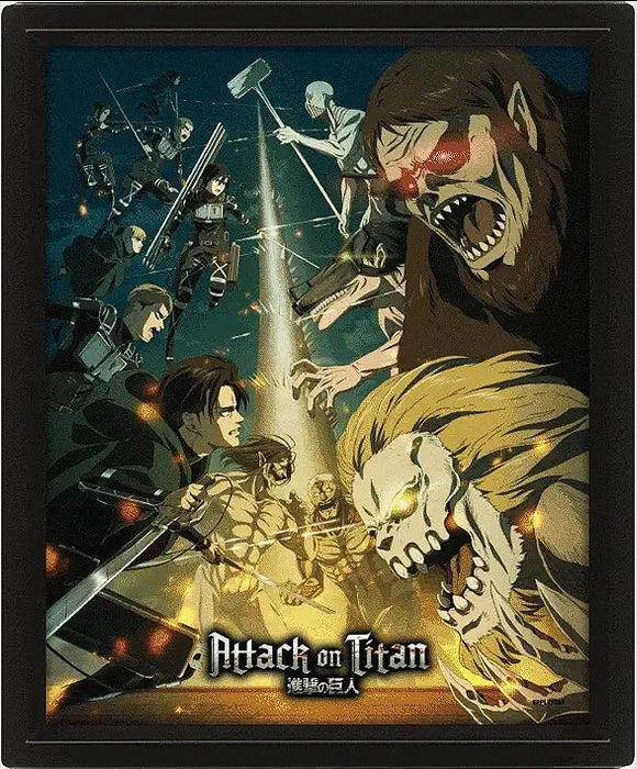 Attack on Titan S4 3D-Bild