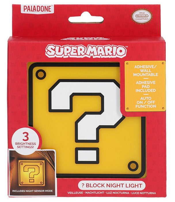 Paladone Nachtlampe Super Mario Frageblock