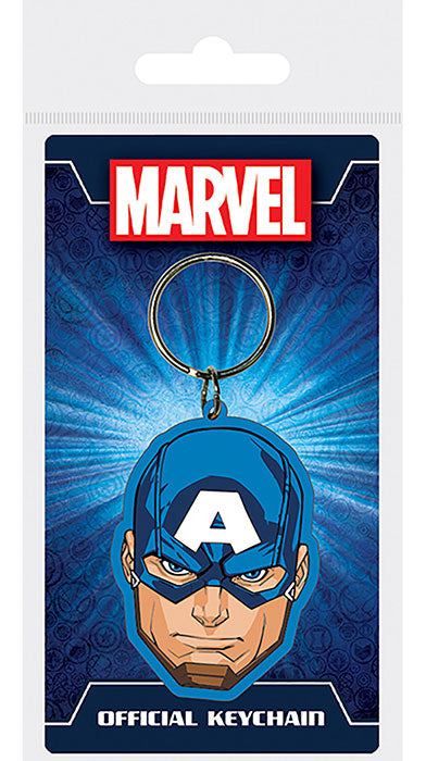 Marvel Captain America Head key ring