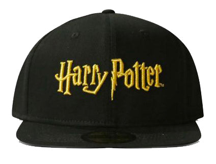 Cap Harry Potter Black Golden Logo