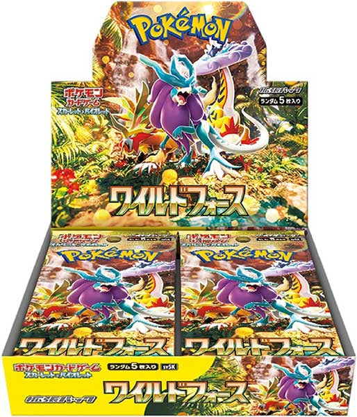 Pokemon JPN Wild Force Booster Box 30 Envelopes