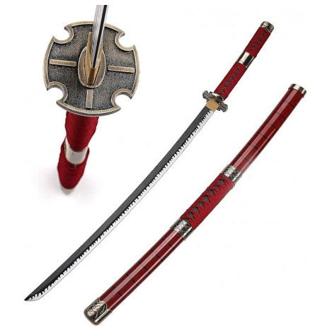 Katana Non Affilata One Piece da Pratica Sandai Kitetsu One