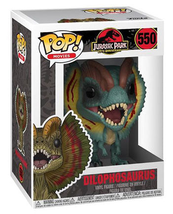 FUNKO POP Jurassic Park 25th Dilophosaurus w/Chase 550