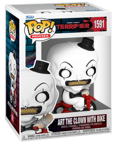 FUNKO POP Terrifier Art the Clown w/Bike 1591