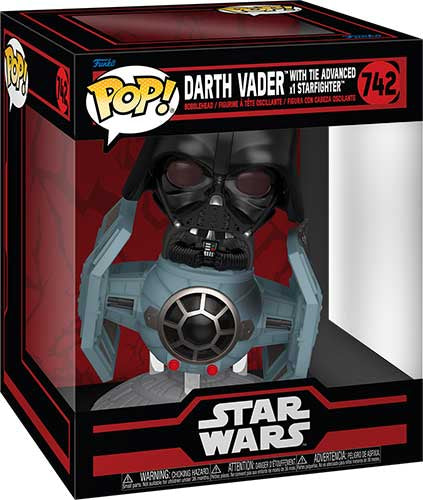 FUNKO POPS Star Wars Darkside Darth Vader w/TIE Advanced 742
