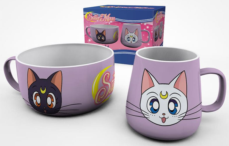 Gift Set 2 in 1 Breakfast Sailor Moon Luna & Artemis