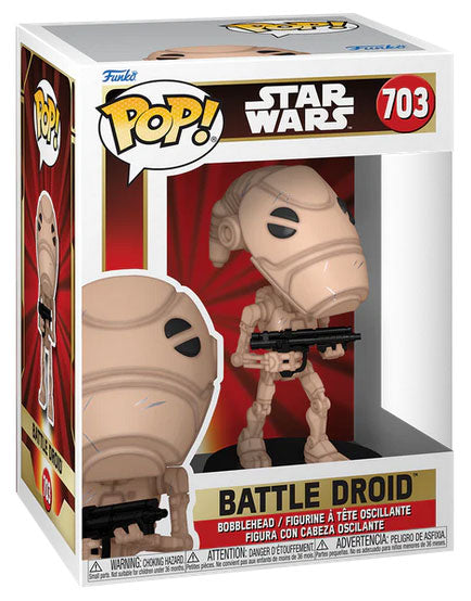 FUNKO POP Star Wars The Phantom Menace Battle Droid 703