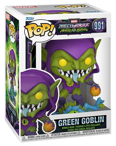 FUNKO POP Mech Strike Monster Hunters Green Goblin 991