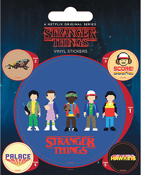 Stranger Things Arcade-Aufkleber