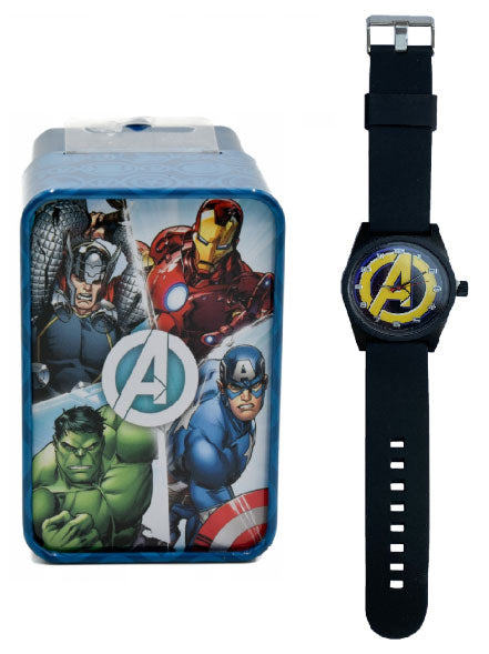 Orologio da Polso Analogico Marvel Avengers Logo Giallo