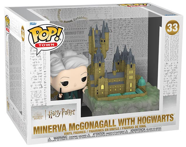 FUNKO POPS Town Harry Potter Minerva w/Hogwarts 33