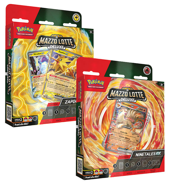 Pokemon ITA Deluxe Battle Deck Ninetales-EX / Zapdos-EX