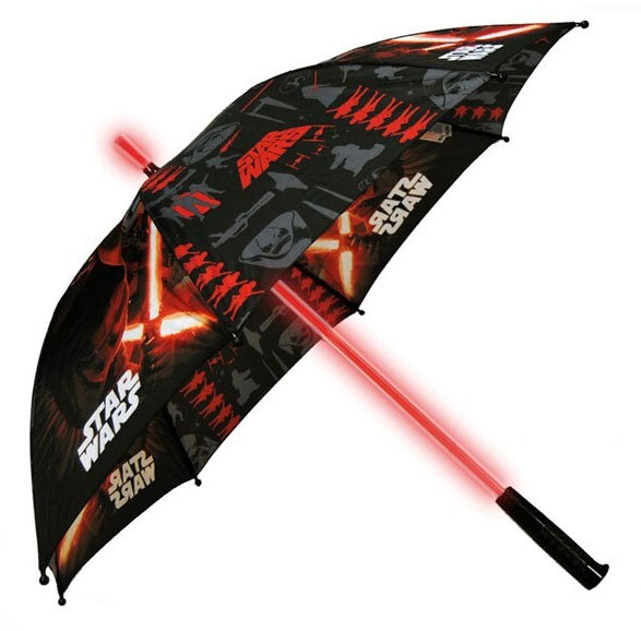 Star Wars Automatik-Regenschirm mit Lichtern