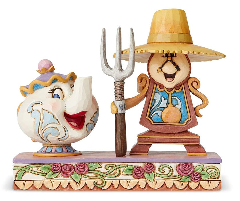 Beauty & Beast Mrs Potts and Cogsworth