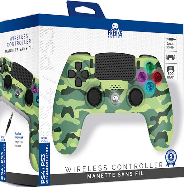 FREAKS PS4 Wireless Controller Grün Camo V2