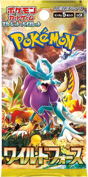 Pokemon JPN Wild Force Booster 1er-Pack