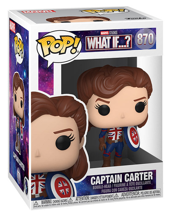 FUNKO POP Marvel What If...? Captain Carter 870-0