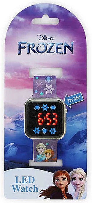 Orologio da Polso Digitale LED Disney Frozen Viola