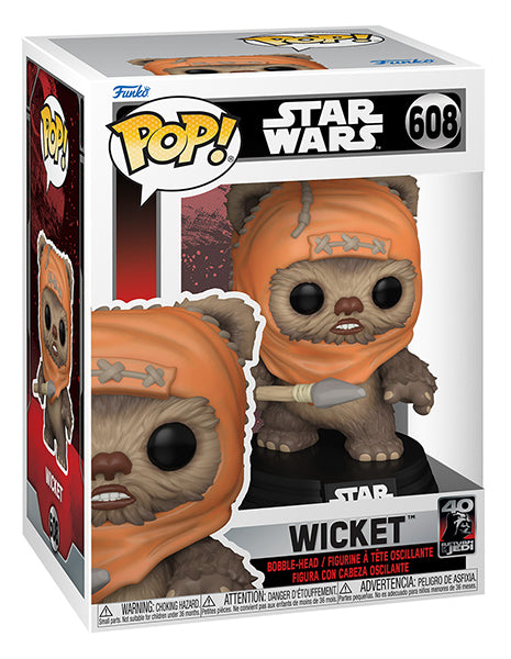 FUNKO POP Star Wars Jedi 40th Wicket Bobble 608