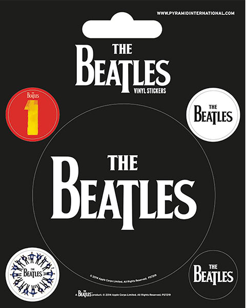 Die Beatles Black Sticker