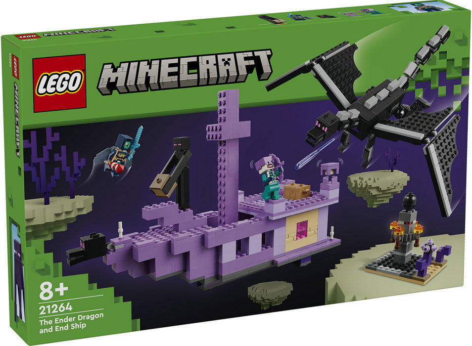 21264 Minecraft L'Enderdrago e la Nave dell'End-0