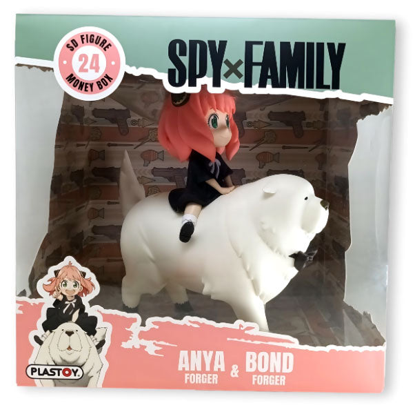 PLASTOY Salvadanaio Spy x Family Anya & Bond Forger