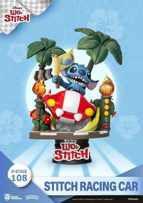 D-Stage Disney Stitch Racing Car 108