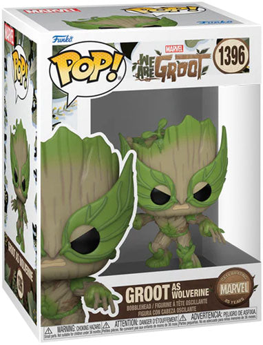 FUNKO POP Marvel 85th We Are Groot as Wolverine 1396