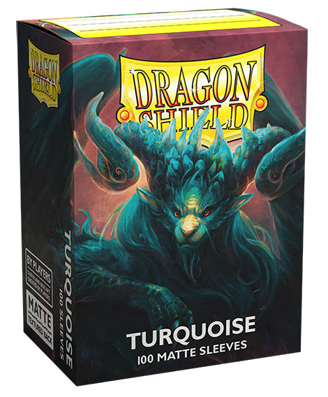 DRAGON SHIELD Standard Sachets Matt Türkis Atebeck 100 Stück