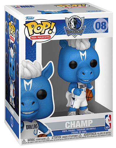 FUNKO POP NBA Mascots Dallas Mavericks Champ 08