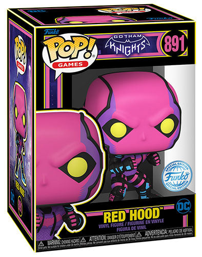 FUNKO POPS Gotham Knights Red Hood Blacklight