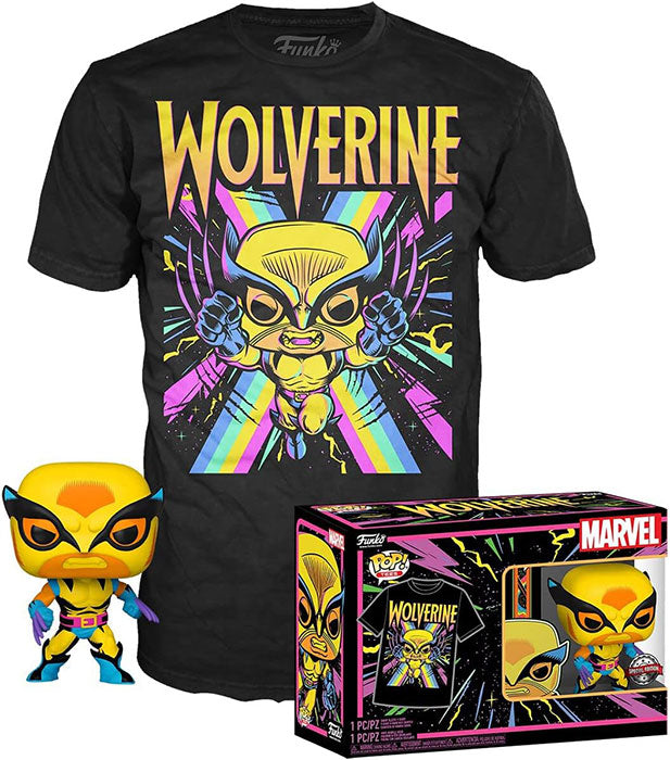 FUNKO TEE+POP Wolverine Blacklight M