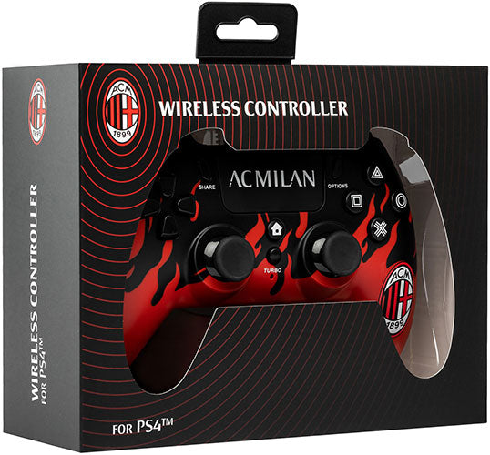 QUBICK PS4 Wireless Controller AC Milan Flames