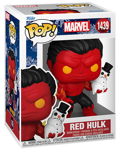 FUNKO POP Holiday Marvel Red Hulk 1439