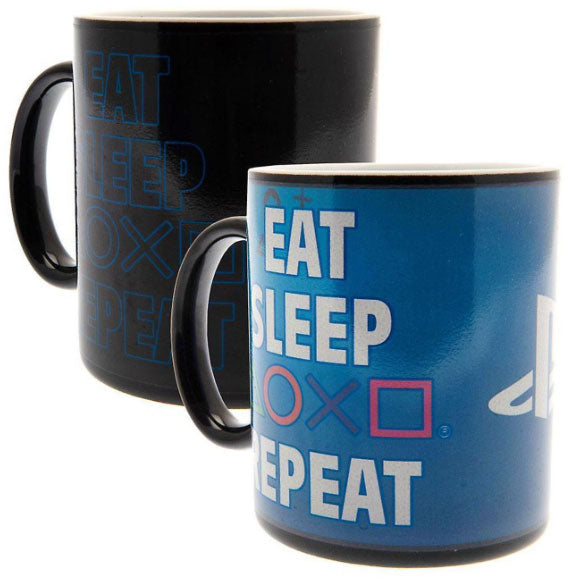 Tazza Cambia Colore PlayStation Eat Sleep Repeat