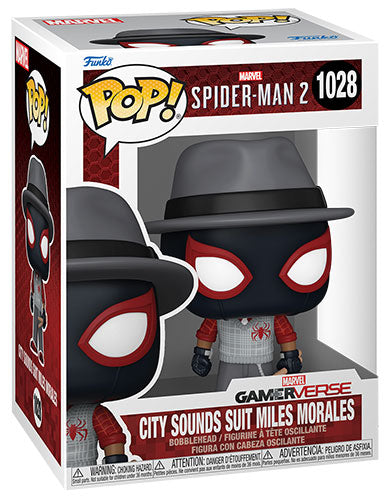 FUNKO POP Spider-Man 2 City Sounds Suit Miles Morales 1028