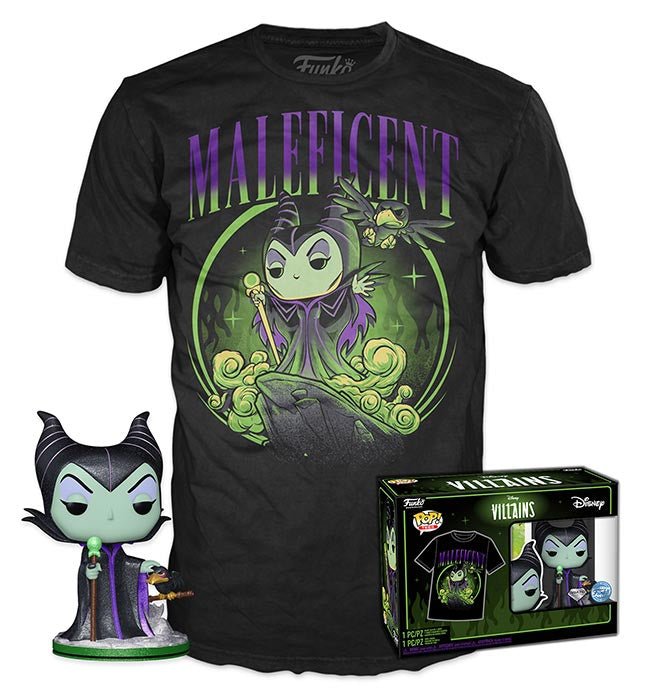 FUNKO TEE+POP Disney Villains Maleficent XL