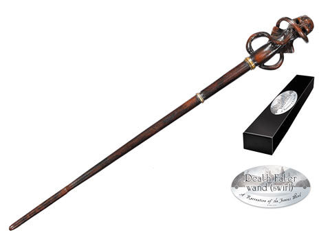 Bacchetta Harry Potter Mangiamorte Swirl Character Ed.