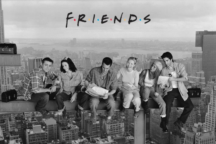 Maxi Friends Skyscraper Poster