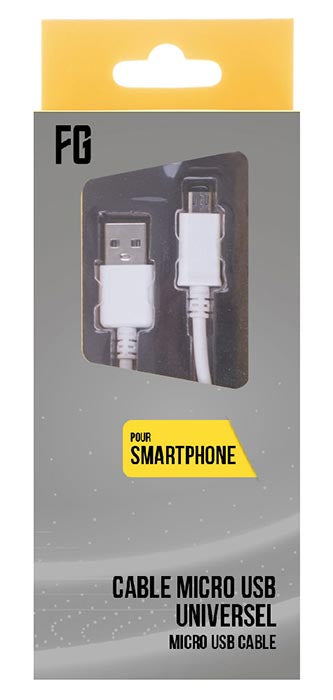 FREAKS USB-A auf Micro USB Ladekabel Weiß 1m