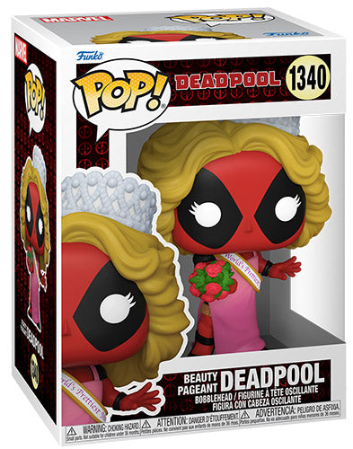 FUNKO POP Deadpool Beauty Pageant Deadpool Bobble 1340