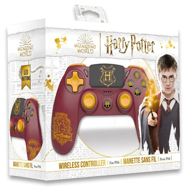 FREAKS PS4 Wireless Controller Harry Potter Gryffindor