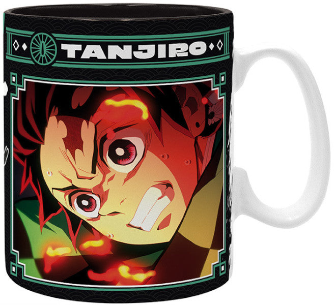 Demon Slayer Tanjiro Kamado Black & Green Mug