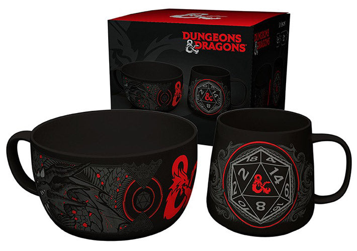 Dungeons & Dragons Ampersend Mug + Bowl Set