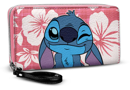 Disney Stitch Flowers Rosa Geldbörse