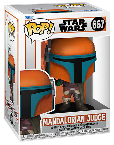 FUNKO POP Star Wars The Mandalorian Mandalorian Judge 667